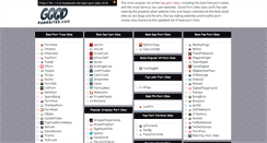 Desktop Screenshot of goodpornsites.com